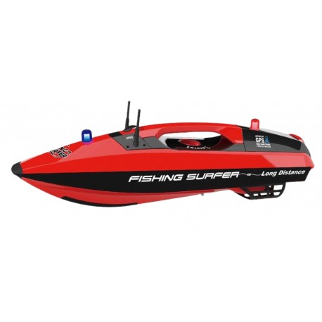 Łódka zanętowa Fishing Surfer GPS 2.4GHz RTR - czerwona