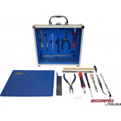 Modelcraft narzędzia dla modelarzy kolejowych (komplet 12szt)