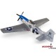 E-flite P-51D Mustang 1.2m SAFE Select BNF Basic