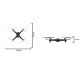 Syma X15A (2.4GHz, żyroskop, auto-start, zawis, zasięg do 25m, 28cm) - Biały
