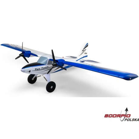 E-flite Twin Timber 1.6m SAFE Select BNF Basic