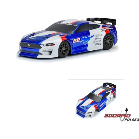 PROTOform karoseria 1:8 Ford Mustang 2021 niebieska: Vendetta, Infraction 3S