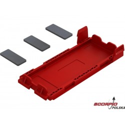 Arrma pokrywa akumulatora czerwona