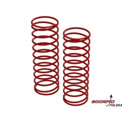 Arrma sprężyna amortyzatora 0.359N/Mm, czerwona