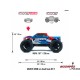 Arrma Granite Grom 1:18 4WD Smart RTR niebieski