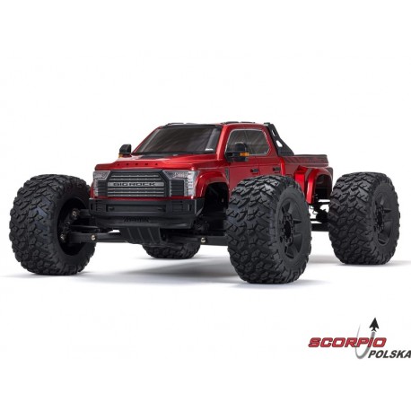 Arrma Big Rock 6S BLX 1:7 4WD RTR czerwony