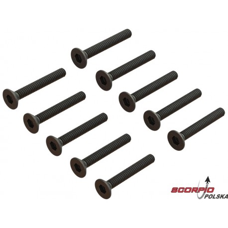 Arrma śruba imbus M1.6x12mm FH (10)