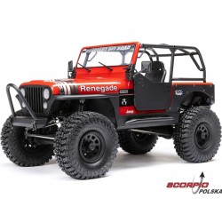 Axial SCX10 III Jeep CJ-7 4WD RTR czerwony