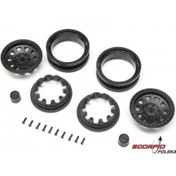 Axial koło 1.9 Raceline Daytona Beadlock czarne (2)