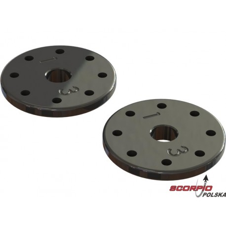 Arrma tłok amortyzatora, stożkowy, CNC, 8x1.3mm (2)