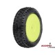 Pro-Line kolo 1:18, opona Wedge Carpet przednia, felga H8 biała (2) (Losi Mini-B)