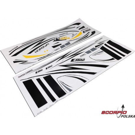 E-flite naklejki: Super Timber 1.7m