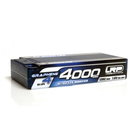 4000mAh 7.6V (2S) 120C/60C HardCase LRP GRAPHENE