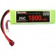 1800mAh 11.1V 25C LiPo T-Dean - Double Horse FT012