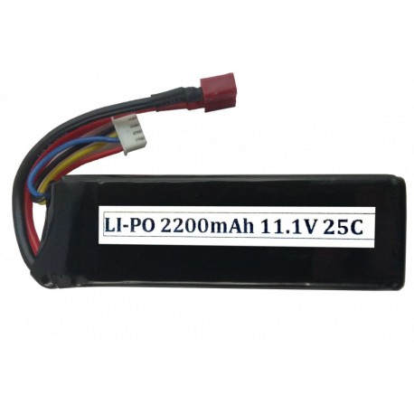 2200mAh 11.1V 25C LiPo