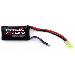 1500mAh 25C 7.4V LiPo Mini Tamiya do Himoto 1:12