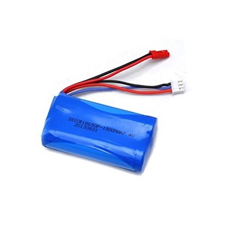 1500mAh 7.4V Li-Ion JST do WL 912