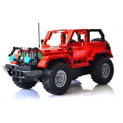 Jeep Wrangler - do zbudowania z klocków - ZDALNIE STEROWANY (C51001W)