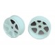 Felgi BIAŁE 81x41x11.5mm CR2-0017-WH