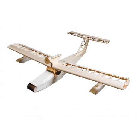Samolot Seaplane Balsa KIT (1600mm) + Motor + ESC + 4x Serwo