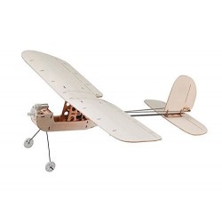 Micro KEPLAR z silnikiem i śmigłami, balsa