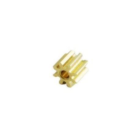 Zębatka mosiężna 9T 0.5M H2.5, otwór 1.5mm