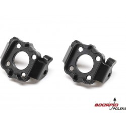 Losi mocowanie zwrotnicy 5 stopni, aluminium, czarne: Mini LMT
