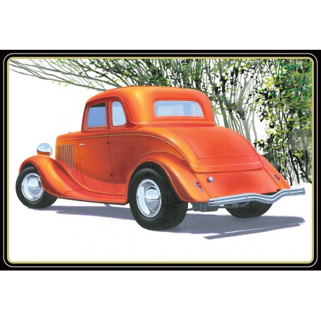 Model Plastikowy - Samochód 1:25 1934 Ford 5-Window Coupe Street Rod Car - AMT1384