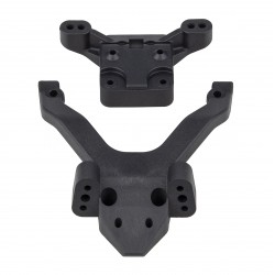 91972 - RC10B6.4 - Factory Team Top Plate and Ballstud Mount (carbon)