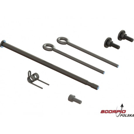 Arrma akcesoria montażowe karoserii