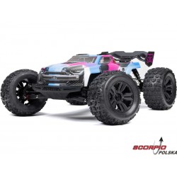 Arrma Kraton 6S V6 Blx 1:8 4Wd Rtr Niebieski/różowy