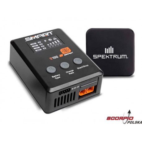 Spektrum Ładowarka Smart S100 1X100W Usb-C + Zasilacz 65W Usb-C Gan