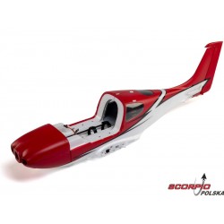 E-Flite Kadłub Z Pokrywą: Cirrus Sr-22T 1.5M Czerwony