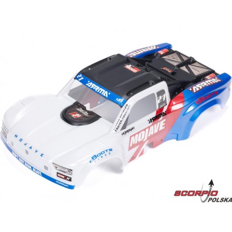 Arrma Karoseria Mojave Biała/niebieska: Grom