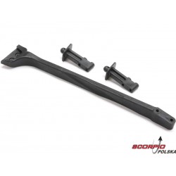 Losi Tylna Podpora Podwozia, Przedni Uchwyt Karoserii: 8X