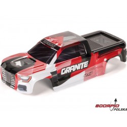 Arrma Karoseria Bezspinkowa Czerwona: Granite