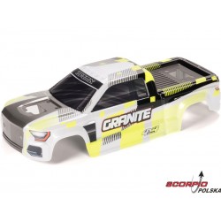 Arrma Karoseria Bezspinkowa Żółta: Granite