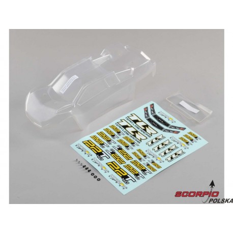 Tlr 22T 4.0: Karoseria Niemalowana Ze Skrzydłem