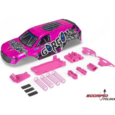 Arrma Karoseria Gorgon 1:10 Różowa/czarna