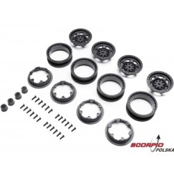 Axial Koło Trail-Gear 1.9, Pierścień Beadlock (4): Scx10Iii Sr5