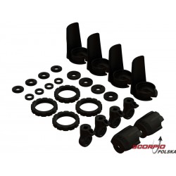 Pro-Line Zestaw Plastikowych Części Amortyzatora: Pro642200