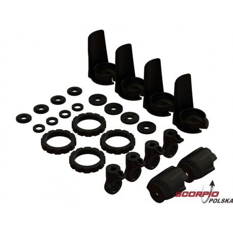 Pro-Line Zestaw Plastikowych Części Amortyzatora: Pro642200