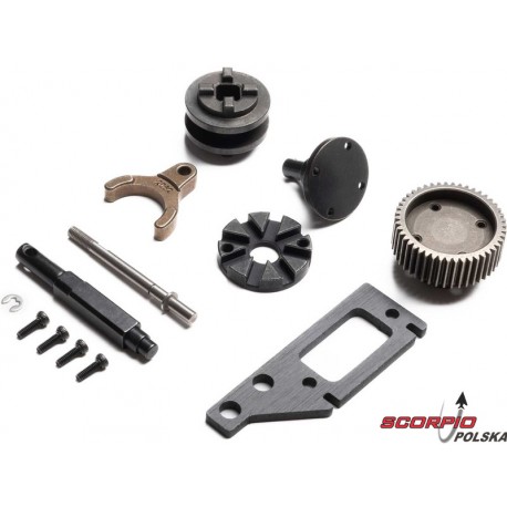 Axial Zestaw Metalowych Części Lcxu Przekładni Dig V2: Scx10Iii Sr5