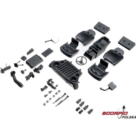 Axial Akcesoria Karoserii: Scx10 Iii Jeep Cj-7