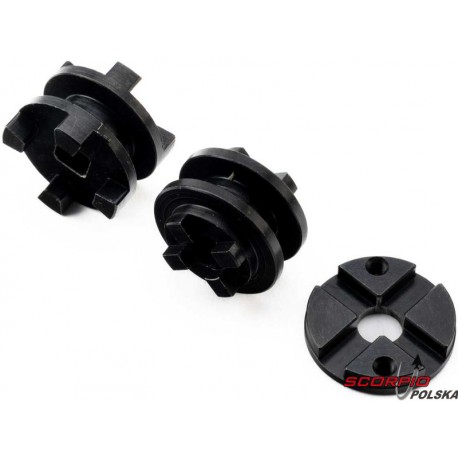 Axial Zestaw Kół Zębatych, Płyta Do 2-Stopniowego Sprzęgła Dig: Scx10 Iii