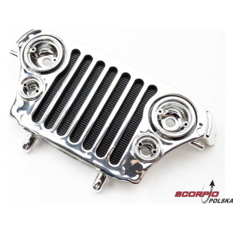 Axial Grill Chromowany: Scx10 Iii Jeep Cj7
