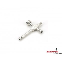 4-Way Wrench Steel(17Mm.10Mm.8Mm.1/4")Lst2.aft.mgb