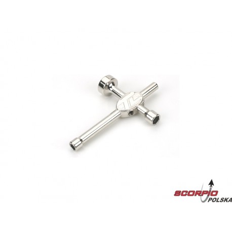 4-Way Wrench Steel(17Mm.10Mm.8Mm.1/4")Lst2.aft.mgb