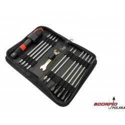 Zestaw Narzędzi Do Modeli Aut Rc (19Szt)