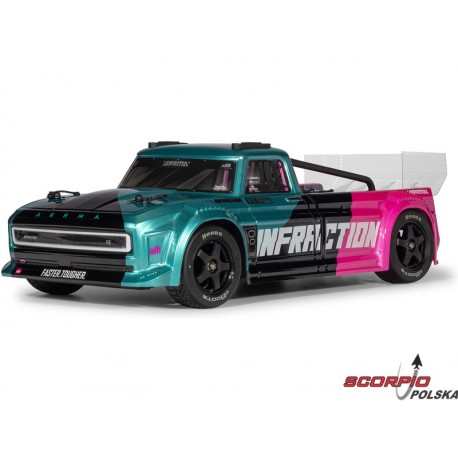 Arrma Infraction 223S Dsc Blx 1:8 Rtr Turkusowo-Różowy